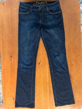 Chip and Pepper “Pamela” Straight Leg Dark Wash Jeans